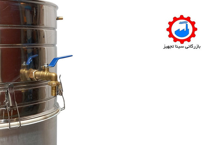 دستگاه عرقگیر یا گلابگیر 70 لیتری لوله کوتاه عکس دوم