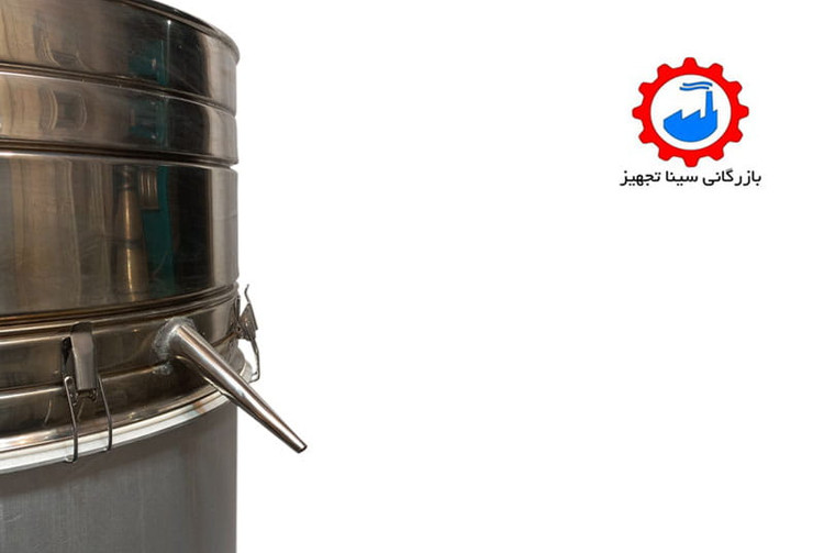 دستگاه عرقگیر یا گلابگیر 180 لیتری لوله کوتاه عکس دوم