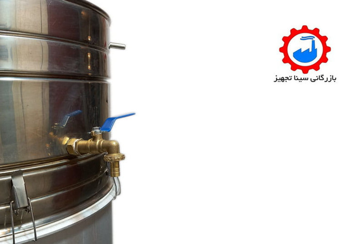 دستگاه تقطیر ( عرق گیری گلاب گیری ) 180 لیتری لوله کوتاه عکس سوم