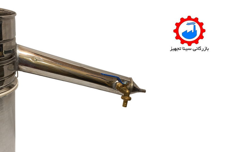 دستگاه تقطیر خانگی ( عرقگیر یا گلابگیر) 20 لیتری لوله بلند عکس دوم