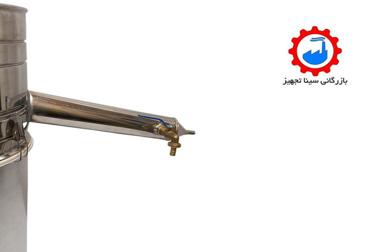 دستگاه تقطیر (جهت گلابگیر یا عرقگیر ) 40 لیتری لوله بلند عکس دوم