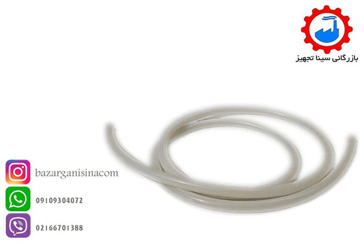 شلنگ سیلیکونی مخصوص دستگاه عرق گیری یا گلاب گیری برای عمل تقطیر