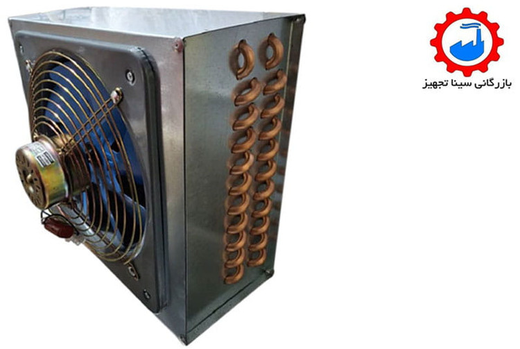 کندانسور یا خنک کننده برقی دارای لوله مسی جهت دستگاه عرقگیر یا گلابگیر و تقطیر سایز 1 اسب عکس دو