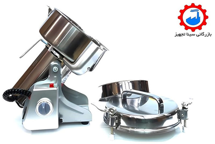 آسیاب رومیزی استیل مخصوص ادویه جات و عطاری نیمه صنعتی یک BEST 1000Aکیلویی مدل