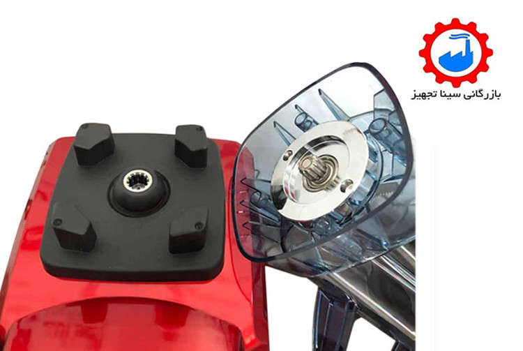 نمای دقیق از جا پارچ مخلوط کن صنعتی یا بلندر ویتامکس مدل vitamex tm-700