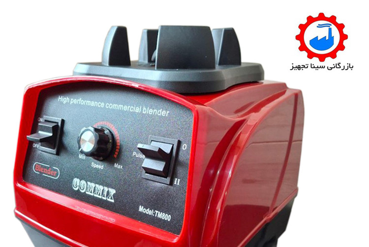نمای کناری از مخلوط کن یا میکسر صنعتی کامیکس مدل commix tm-800