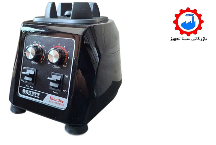 نمای کناری از قسکت کنترل مخلوط کن کامیکس commix tm-800aq