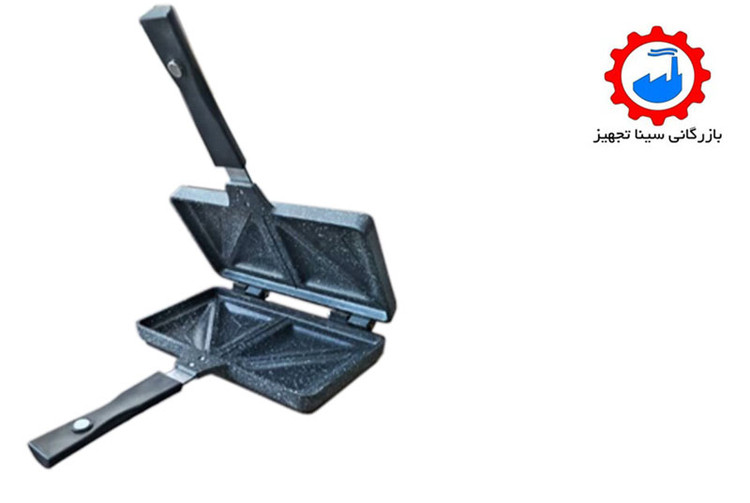 نمای داخلی از اسنک ساز خانگی رو گازی کوچک دسته دار