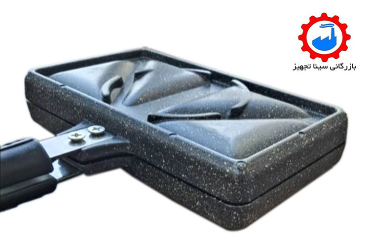 نمای جلویی از اسنک ساز 2 خانه ( 4 تایی ) کوچک رو گازی