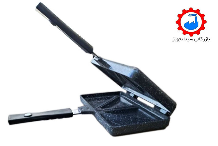 نمای بغل از اسنک ساز 2 خانه ( 4 تایی ) دسته دار