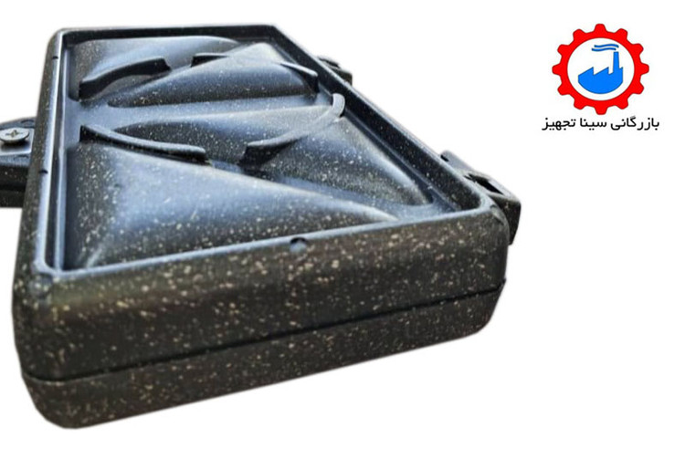 نمای کناری اسنک ساز دستی کوچک رو گازی