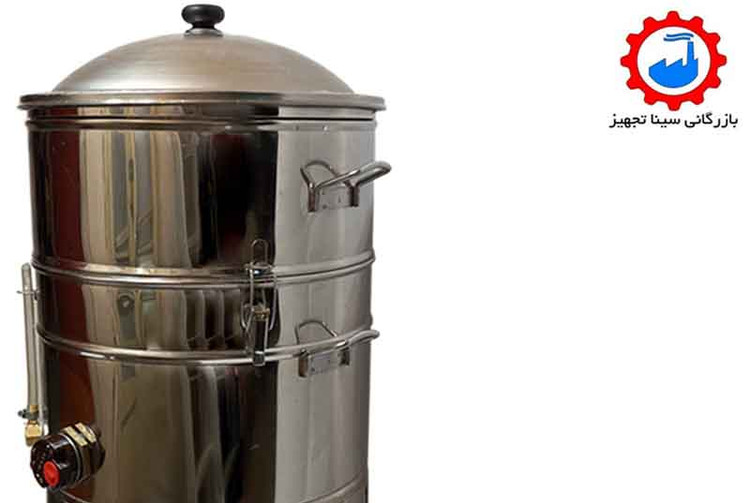 دستگاه دیگ بخار پز ذرت مکزیکی قطر 35 برند سینا تجهیز