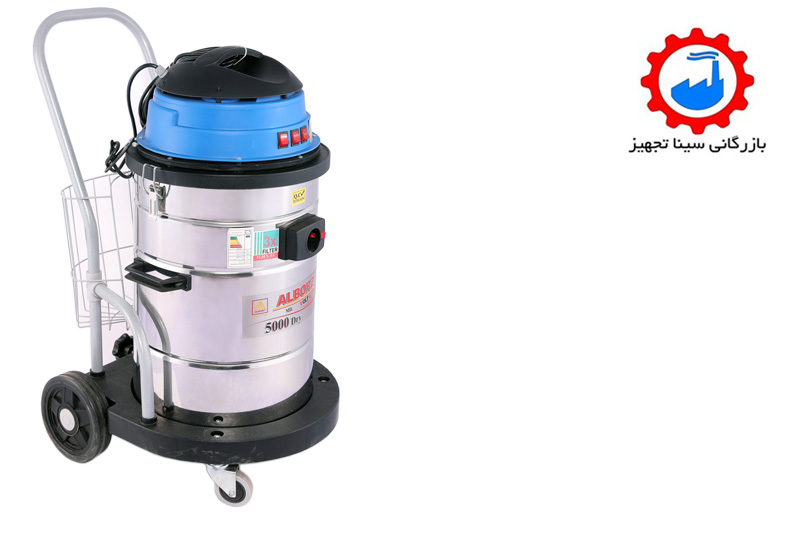 جاروبرقی صنعتی البرز سه موتور آب و خاک سوپر (WD 5000 S) - Image 4