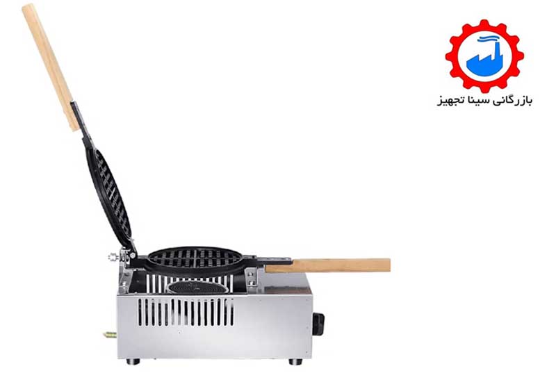 وافل ساز صنعتی طرح مربعی گردان مدل (PFY-1R-Best) گازی - Image 2