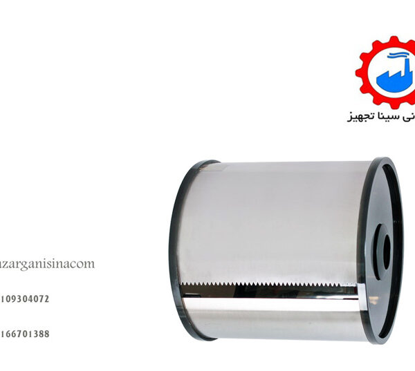 مخزن دستمال استیل گرد عکس اصلی 1
