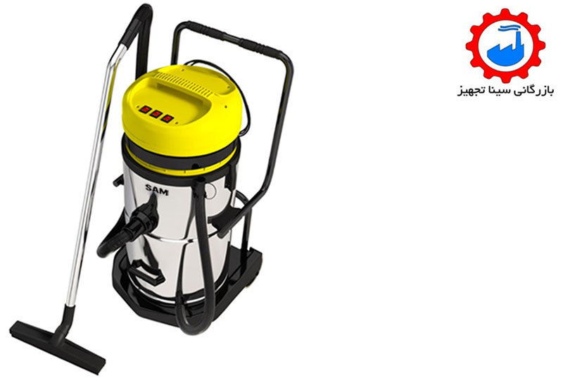 جاروبرقی صنعتی کسری سه موتوره آب و خاک مدل آراز - Image 6