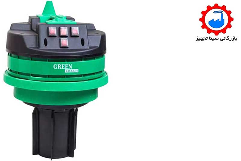 جاروبرقی صنعتی سه موتور اتوماتیک مدل Green H353A - Image 8