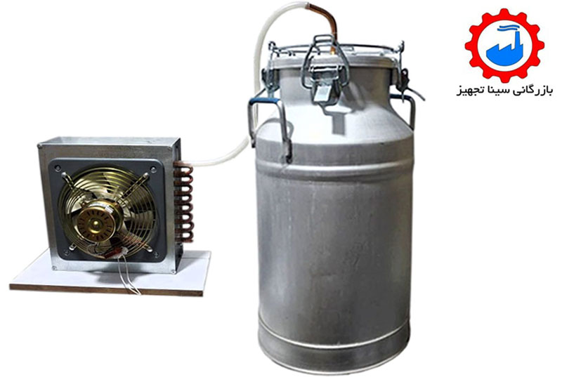 (2)سی لیتری دبه شیری با کندانسور