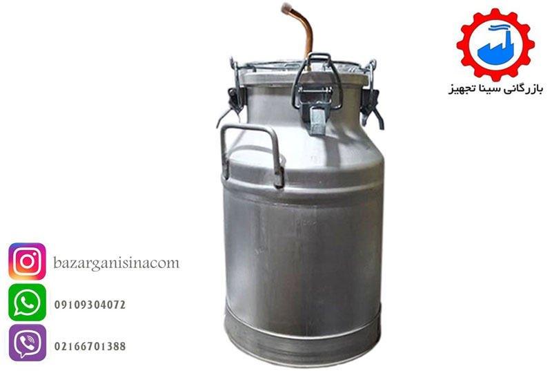 بیست و پنچ لیتری دبه شیری با کندانسور (1)