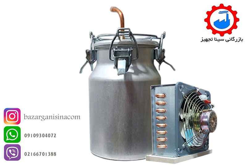 عکس اول دبه شیری 10 لیتری با کندانسور