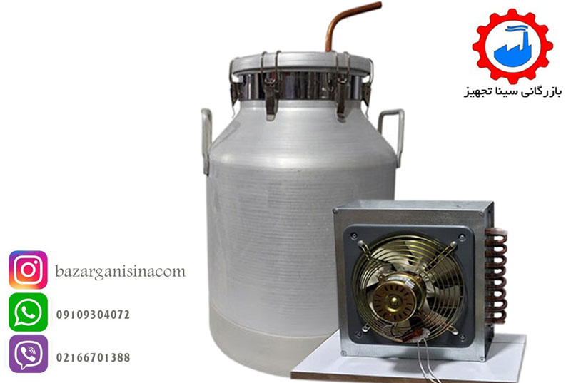عکس اول دبه شیری 35 لیتری با کندانسور