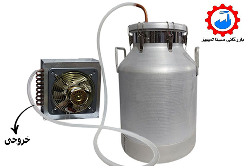 چهل لیتری دبه شیری با کندانسور (3)